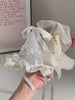 Hot Sale Medium Beige Lace Flower Bowknot Decorative Alligator Clips Elegant Fashion Hairpins Claws Accessories for Women Kids