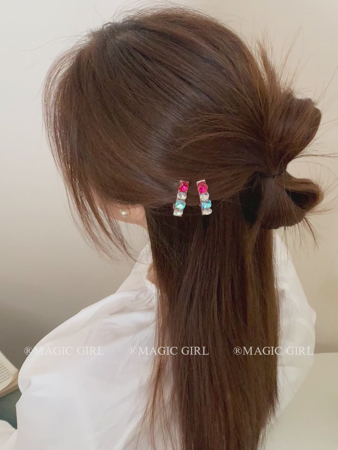 Glitter Sparkle Luxurious Fashion Hair Clips for Girls Sweet Chic Elegant Snap Clips for Women Ladies Hair Accessories in Stock