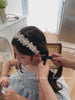 Girly Aesthetic Chic White Elegant Ponytail Holder Headbands Ribbon Tulle Beauty in Stock Hairbands Accessories for Kids Daily