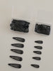 Hot Sale Black Solid Color Snap Clips Classic Trendy Minimalistic Brand New Hairband Accessories for Women Kids Daily School Use