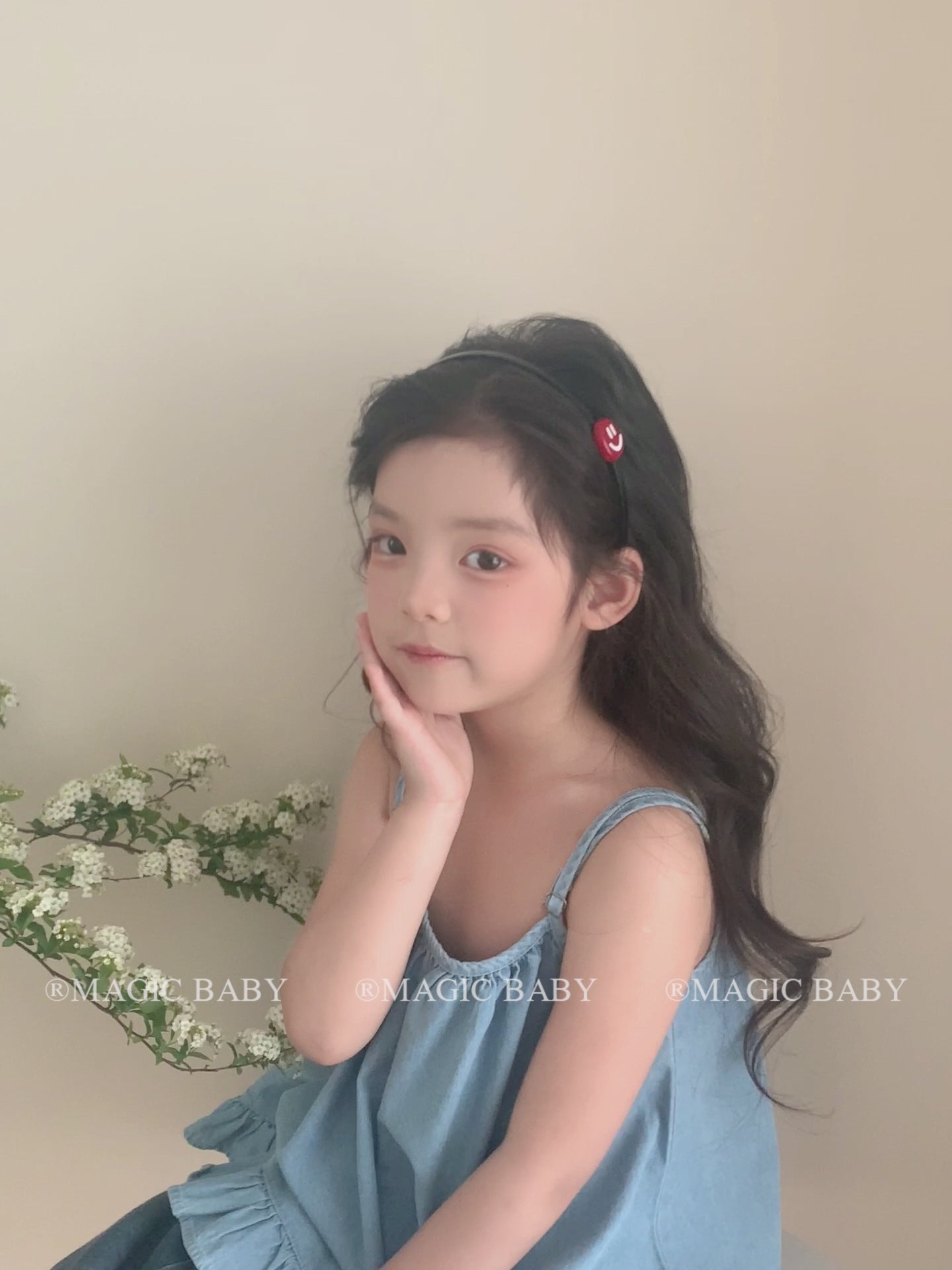 Minimalistic Heart Shaped Cute Sweet Head Bands for Baby Girls Chic Classic Hair Bands for Kids Hair Accessories in Stock