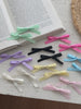 Sweet Cute Candy Solid Color Bowknot Hair Clips for Girls Princess Style Fashion Alligator for Women Ladies Hair Accessories