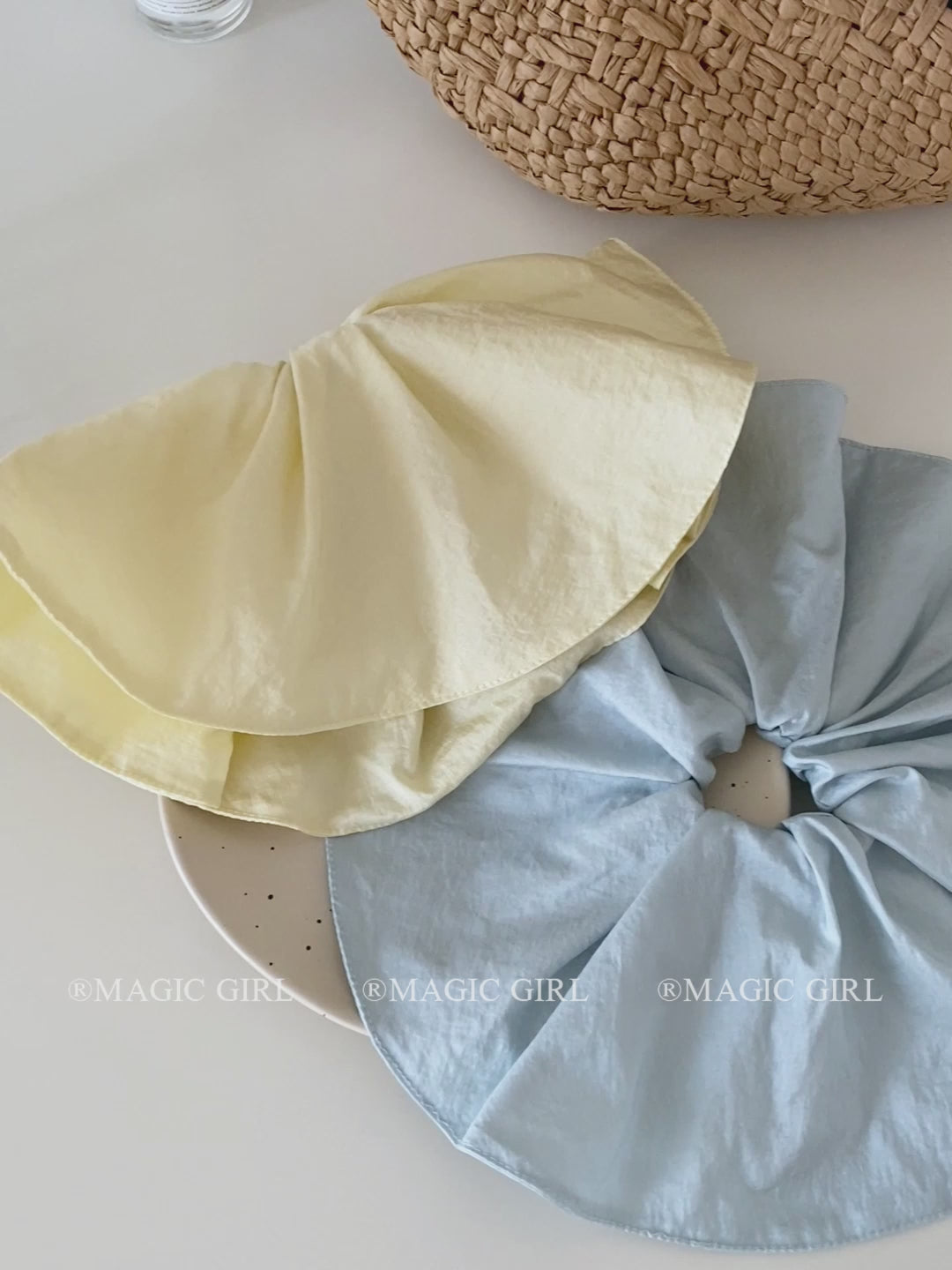 Solid Color Large High Elastic Ponytail Holder Scrunchies Elegant Fashion Bulk in Stock Hair Ties Accessories for Female Women