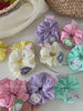 Fashion Cute Animals Kitty Cat Scrunchies for Baby Girls Solid Color Trendy Hair Tie for Kids Children Hair Accessories in Stock