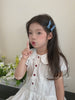 Girls Sweet Cute Fabric Hairpins Accessory Flower Button Bowknot Dots Small Alligator Clips for Daily Wear Parties Wholesale
