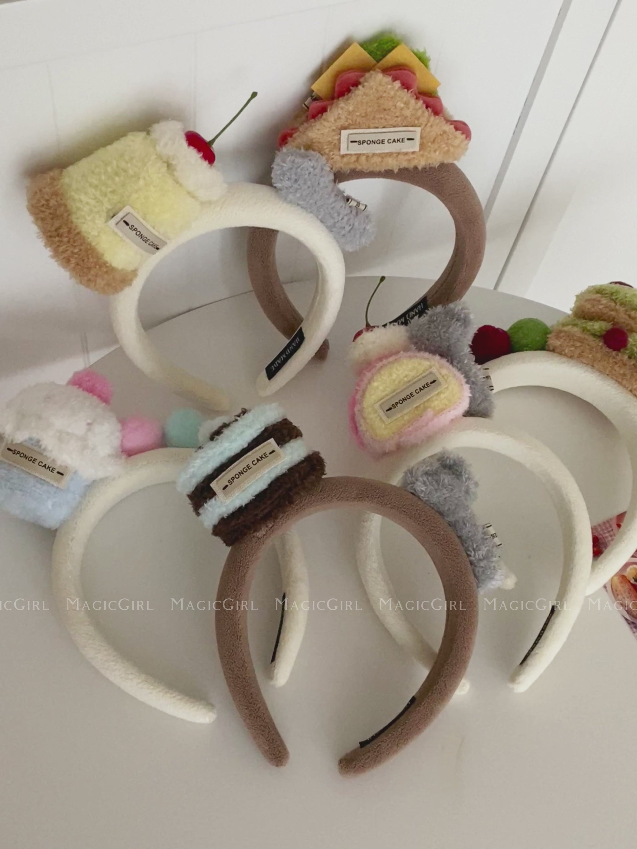 2025 Hot Sale Cute Cake Cherry Head Band for Girls Kids Fashion Stylish Trendy Hair Band for Women Ladies Hair Accessories