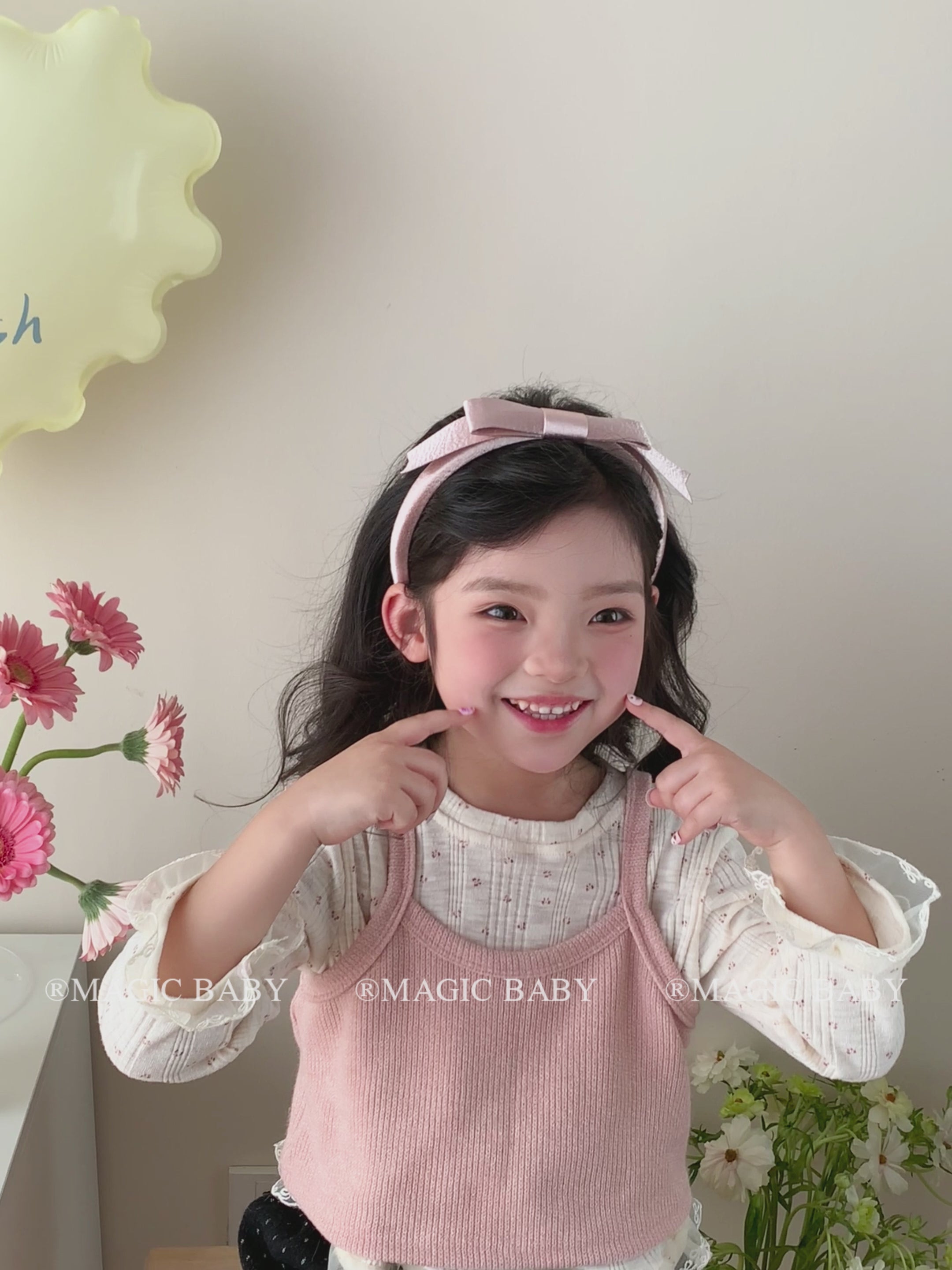 Solid Color Lustrous Bowknot Head Band for Baby Girls Sweet Cute Classic Hair Band for Kids Children Hair Accessories in Stock