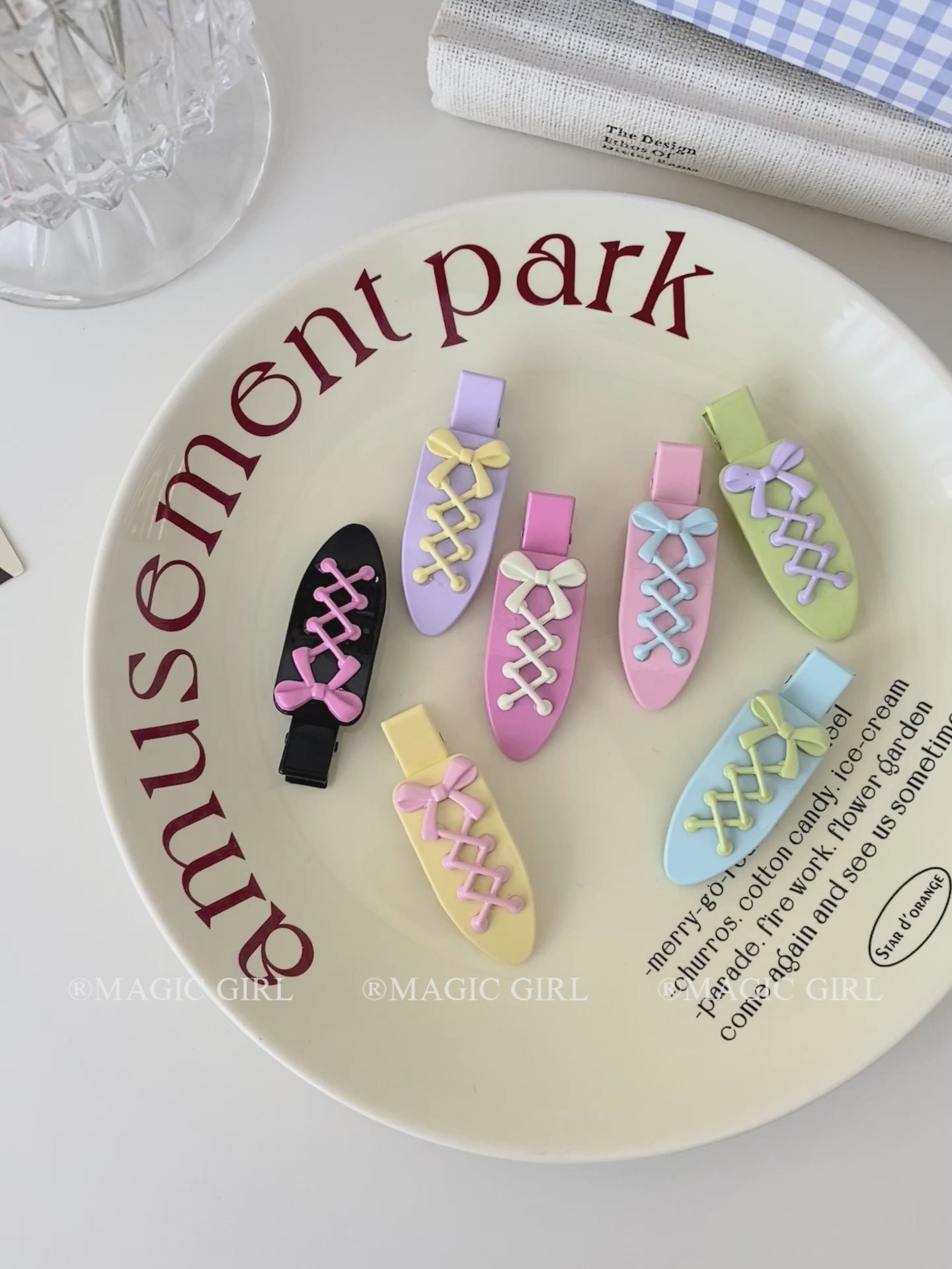 Sweet Cute Candy Color Hair Clips for Girls Bowknot Fashion Trendy Stylish Simple Haarspange for Women Ladies Hair Accessories