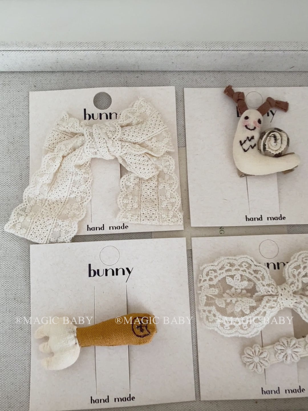Fashion Solid Color Lace Bowknot Snail Hair Clips for Baby Girls Kawaii Cute Alligators Elegant Hair Accessories for Kids Child