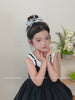 Girls Silver Bowknot Crown Large Hair Ties Fashion Elegant Ponytail Holder in Stock Scrunchies Accessories for Kids Children Use
