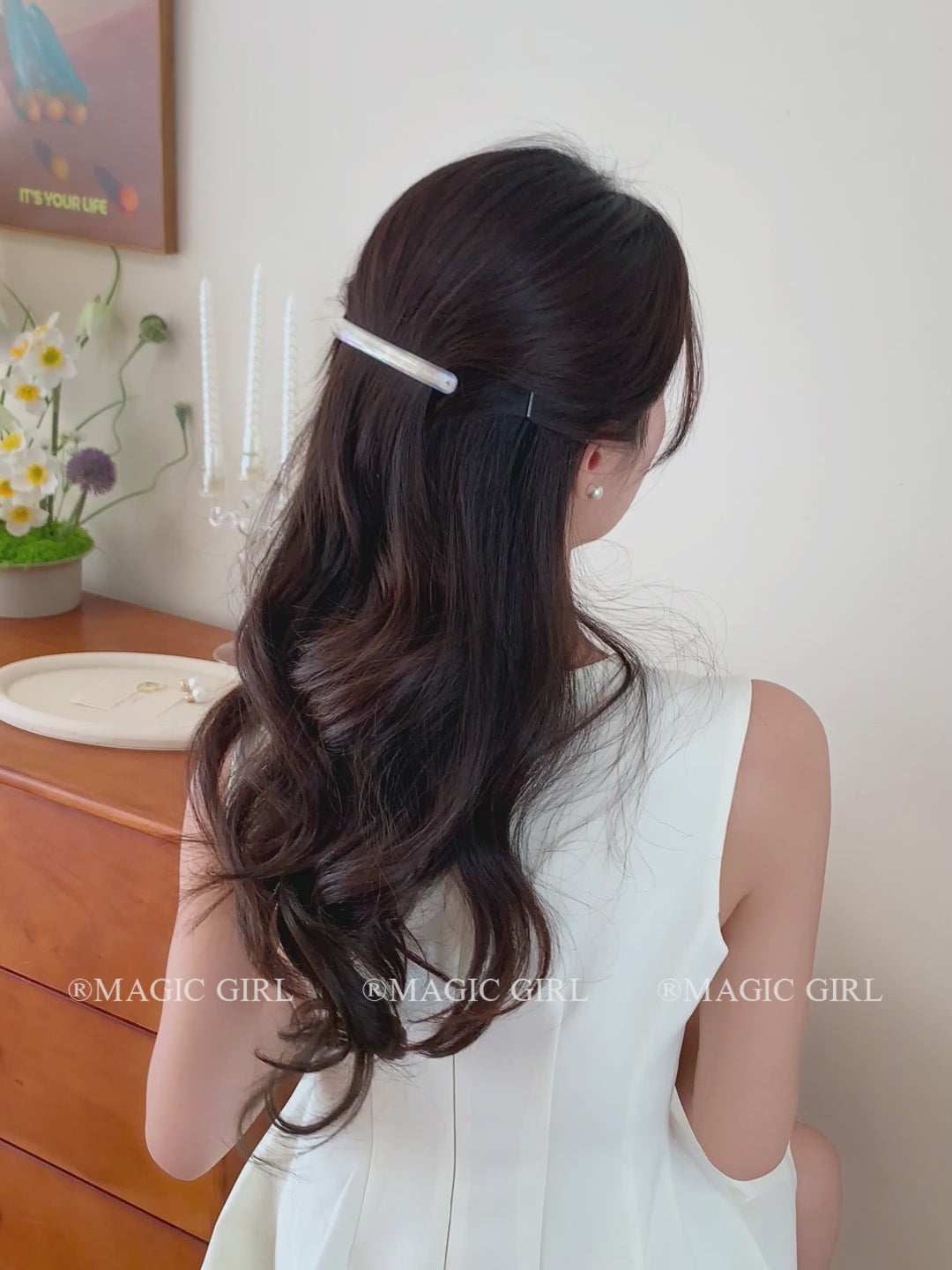 Elegant Sweet Cute Girls Barrettes Acetate Minimalistic Solid Color Hair Clips Stylish Alloy Hair Accessories for Ladies Parties