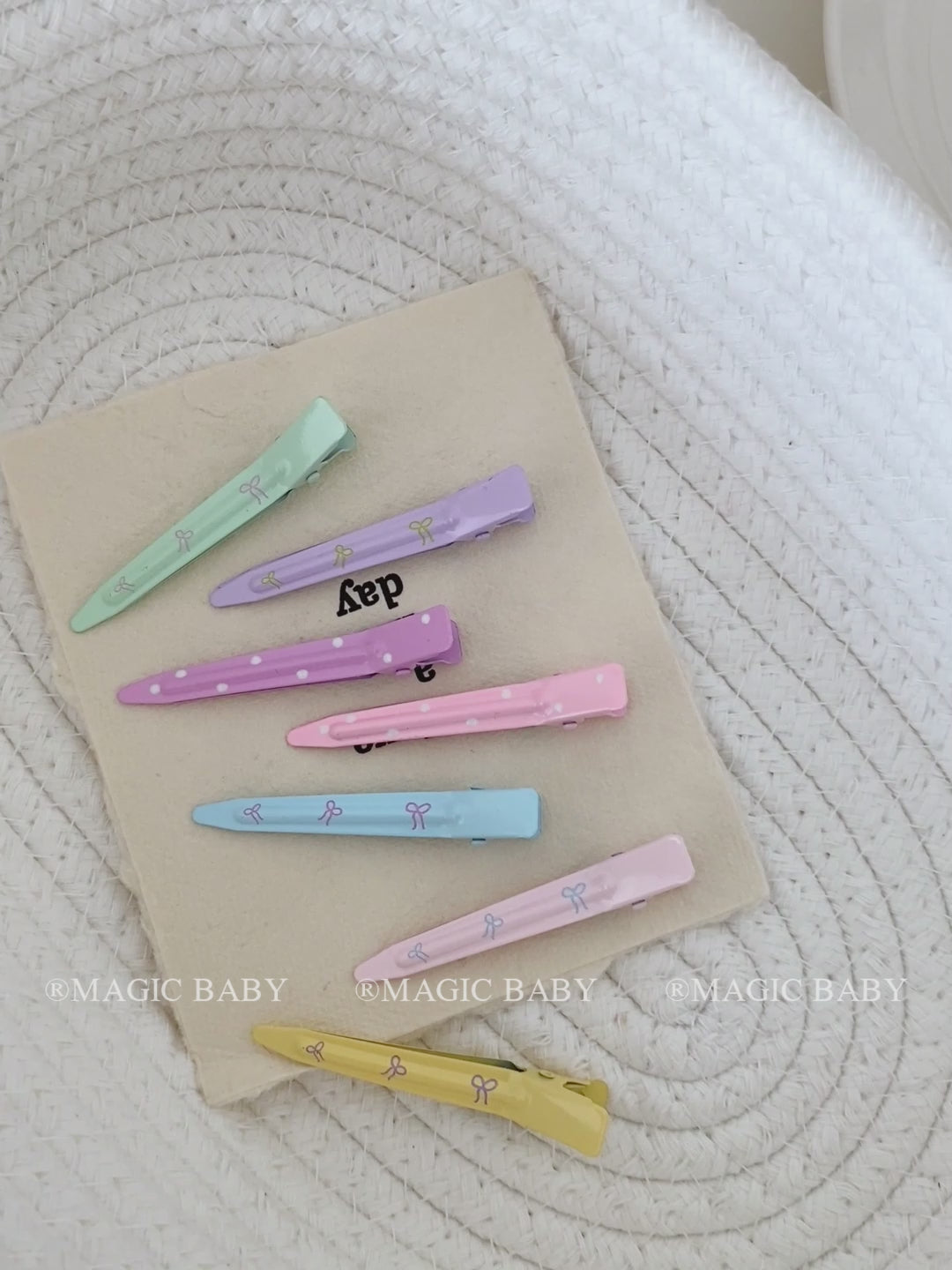 Candy Solid Color Simple Hair Clips for Baby Girls Cute Sweet Minimalistic Alligator Hair Accessories Stock in Alloy Material