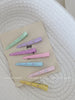 Candy Solid Color Simple Hair Clips for Baby Girls Cute Sweet Minimalistic Alligator Hair Accessories Stock in Alloy Material