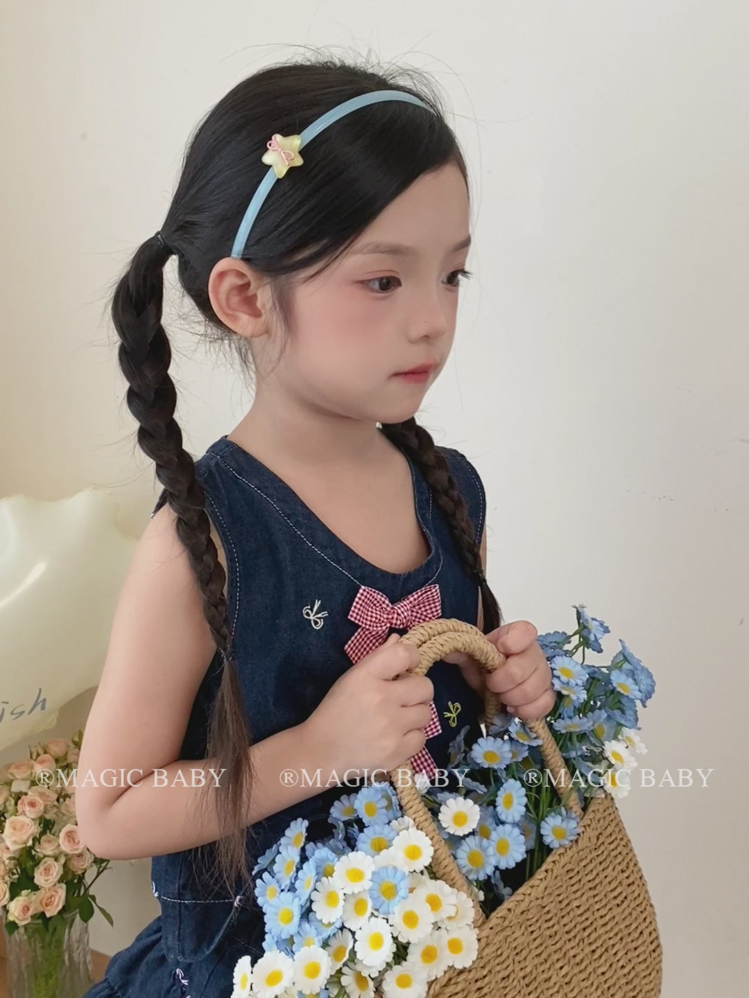 Simple Sweet Cute Star Bowknot Head Band for Baby Girls Fashion Chic Stylish Hair Band for Kids Children Teens Hair Accessories