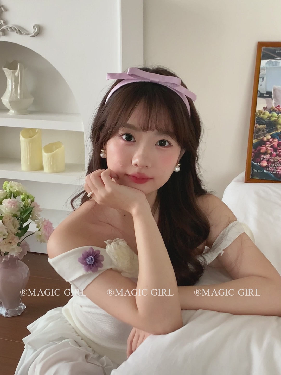 Classic Solid Color Bowknot Head Band for Girls Fashion Sweet Trendy Cute Elegant Hair Band for Women Ladies Hair Accessories