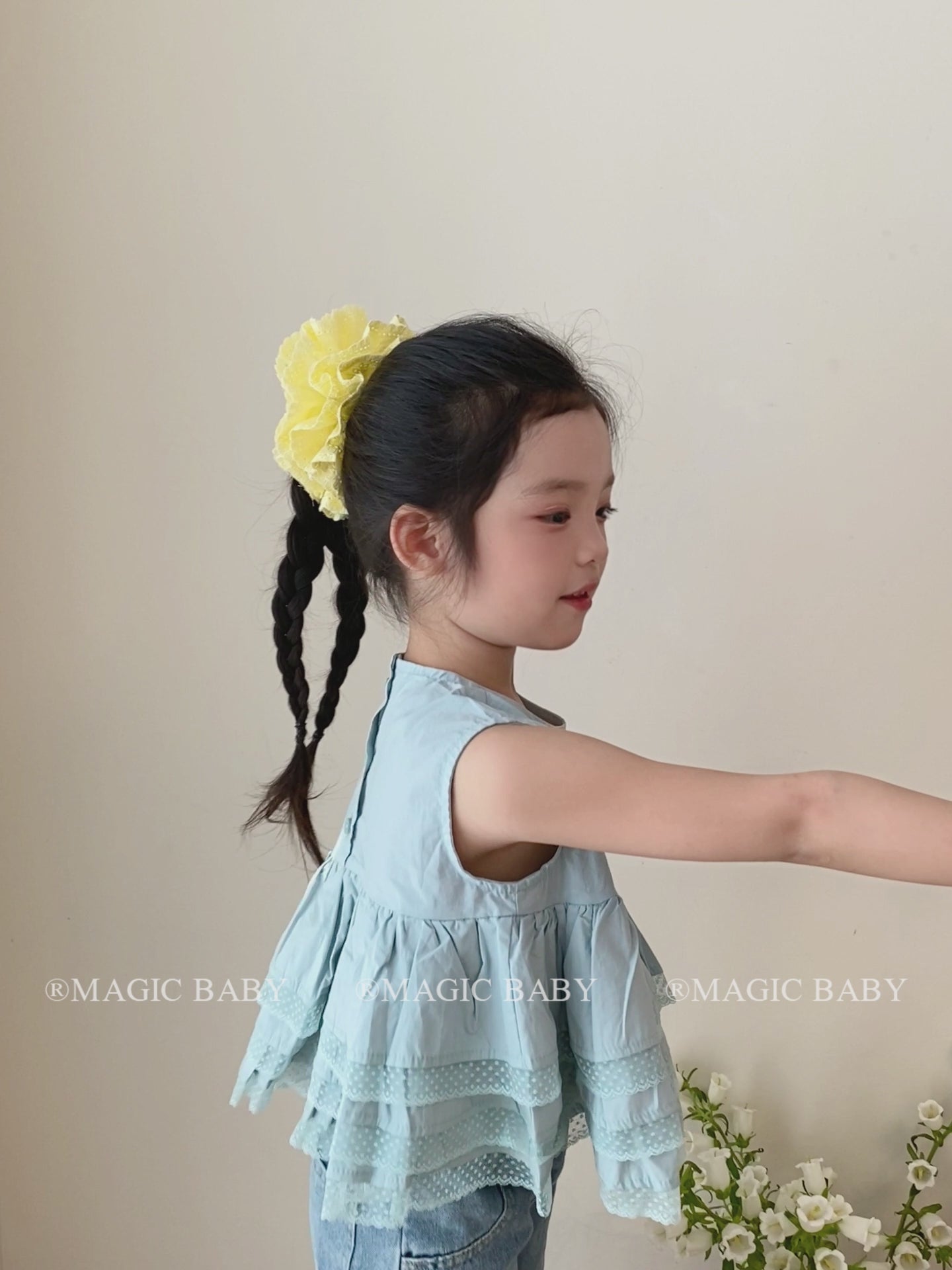 Kids Solid Color Multiple Layer Ponytail Holder Sweet Candy Color Fashion Wholesale in Stock Hair Ties Accessories for Children