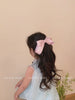 Gilry Elegant Bowknot Barrette Clips Fashion Solid Color Hairpins Accessories for Children's Daily School Sports Made of Fabric