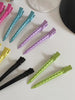 Sweet Candy Colors Duckbill Hair Clips for Girls Cute Bangs Clips Barrettes for Women Hair Accessories Solid Color  Ladies
