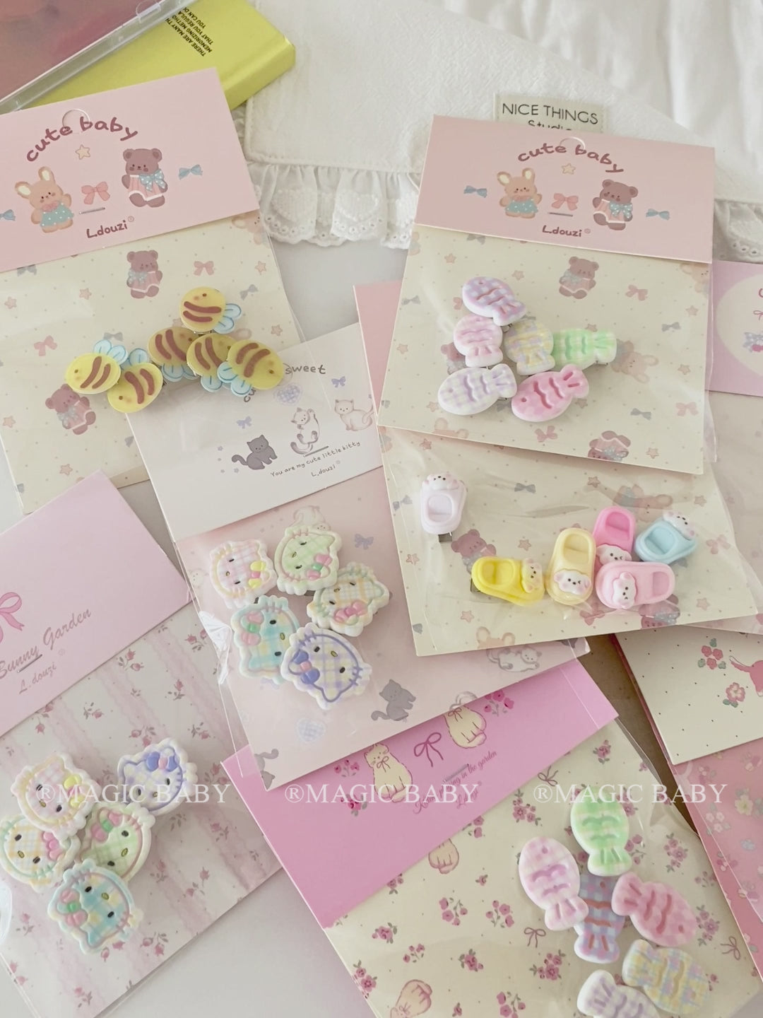 Mini Cute Animals Hair Clips for Baby Girls Fashion Sweet Kawaii Peppy Alligator for Kids Children Hair Accessories in Stock