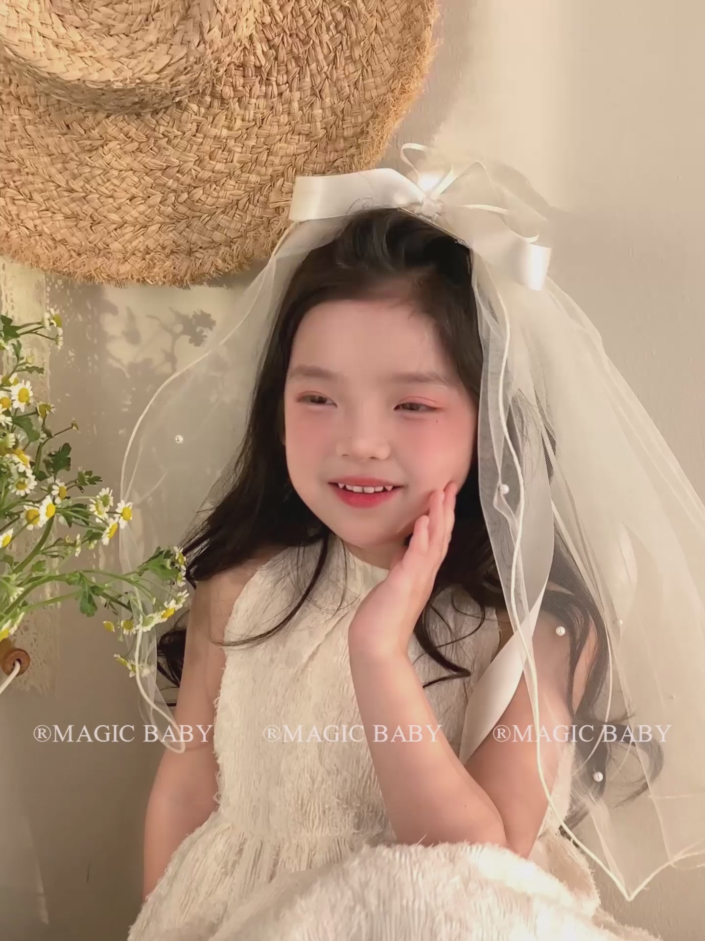 Sweet Elegant Solid Color White Tulle Hair Clips for Girls Wedding Chic Fashion Cute Haarspange for Lady Women Hair Accessories