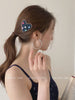 Female Rhinestone Heart Shape Snap Clips Elegant Fashion Glitter in Stock Hairpins Clamps Accessories for Women Daily Office