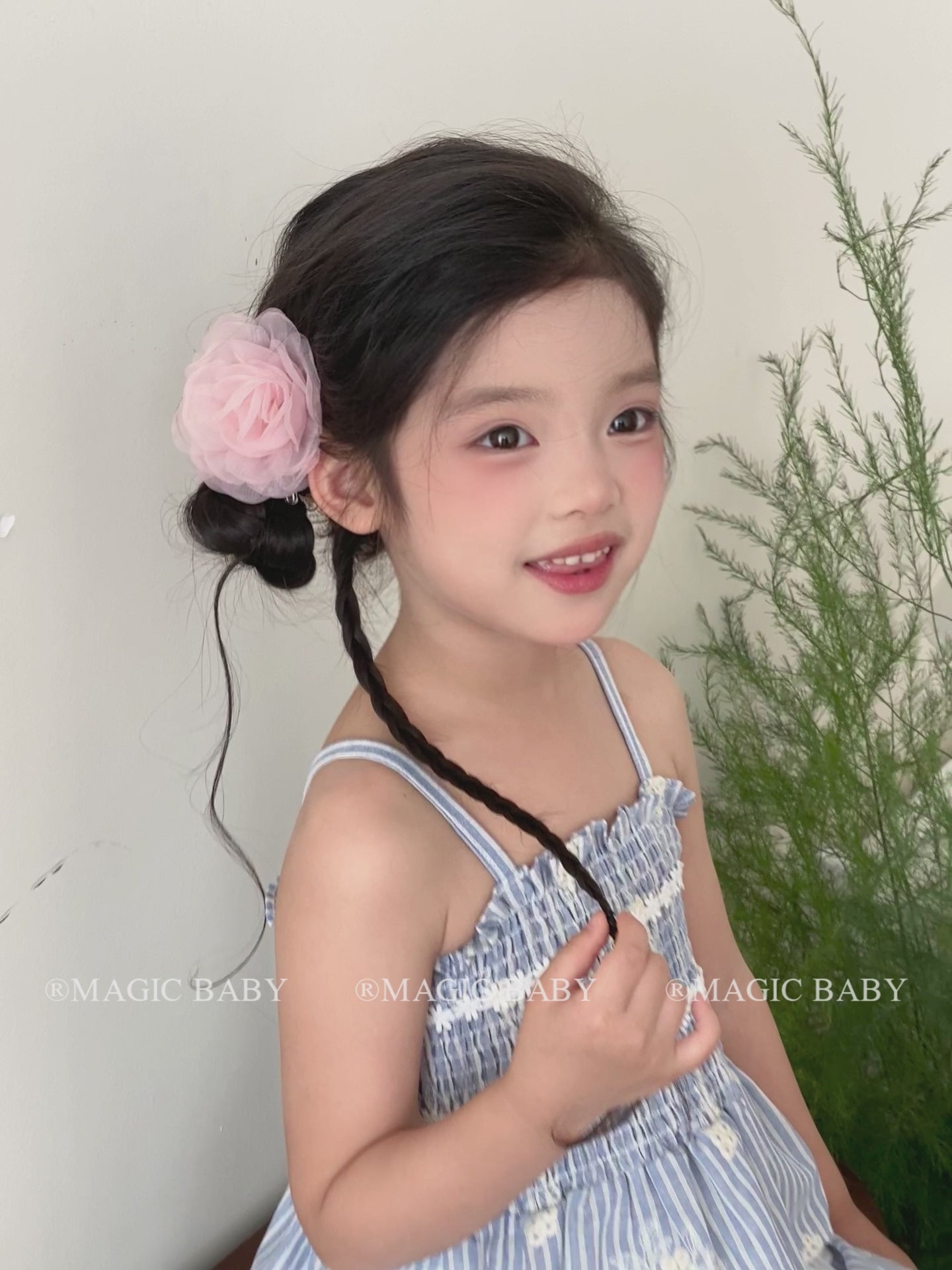 Girls Solid Color Flower High Quality Hair Claw Clips Sweet Fashion Wholesale in Stock Hairpins Accessory for Children Kid Daily