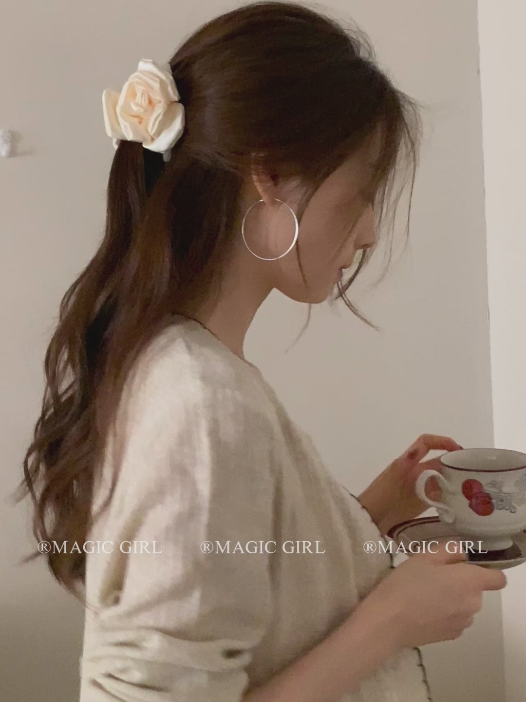 New Arrival Gentle Flower Hair Claw Clips for Women Hair Style Luxurious Hair Accessories Elegant Barrettes With Pearl Crystal