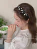Sweet French Style Elegantly Simple Minimalistic Imitation Pearl Hair Band Accessory for Women Ladies Girls Accessory Headband