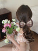 Female Large Bowknot Alligator Clips Fashion Elegant Decorative Wholesale in Stock Hairpins Accessories for Women Daily Office