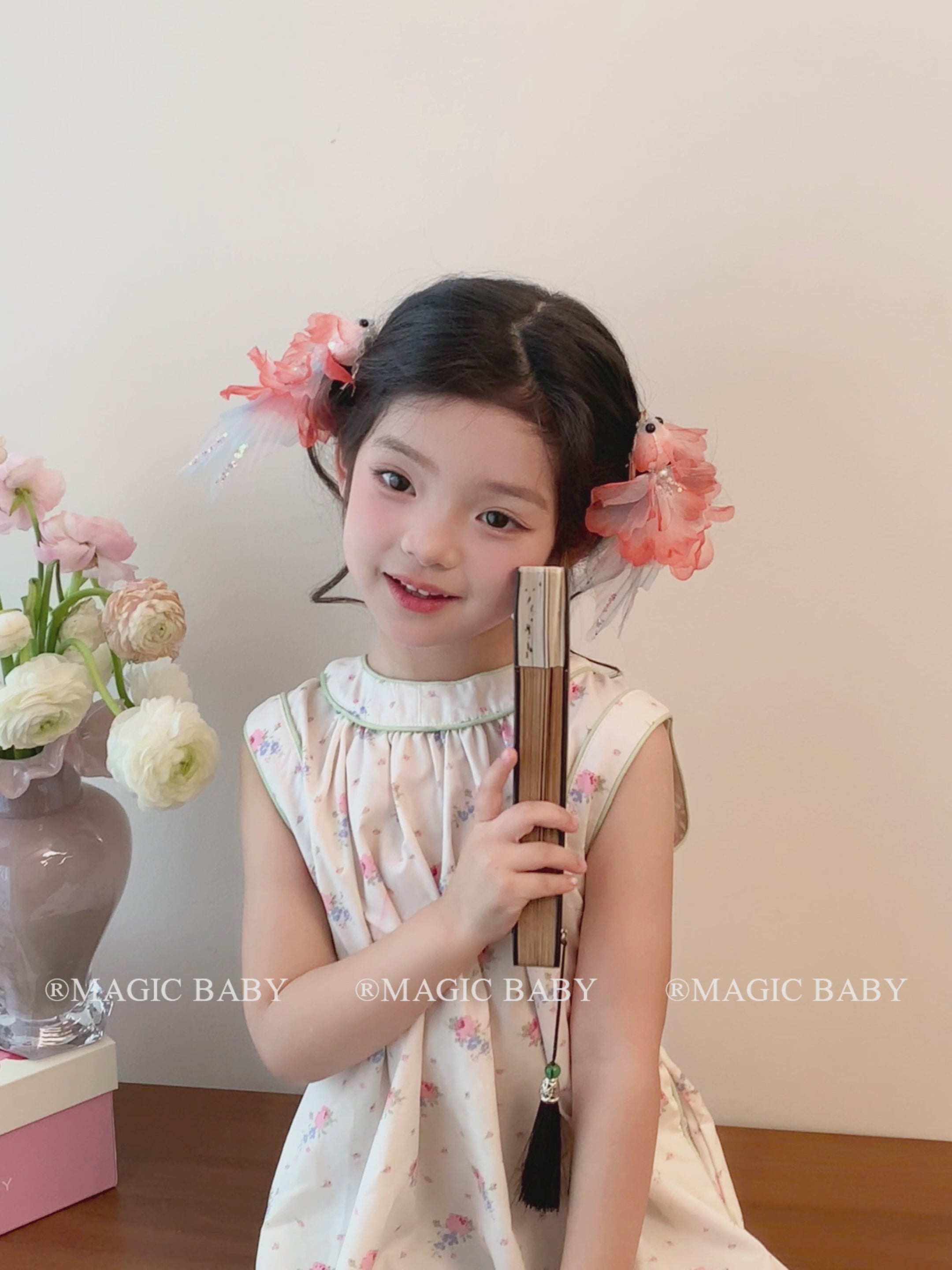 Fashion Koi Fish Glitter Luxurious Hair Clips for Baby Girls Cute Sweet Festival Alligators for Kids Children Hair Accessories