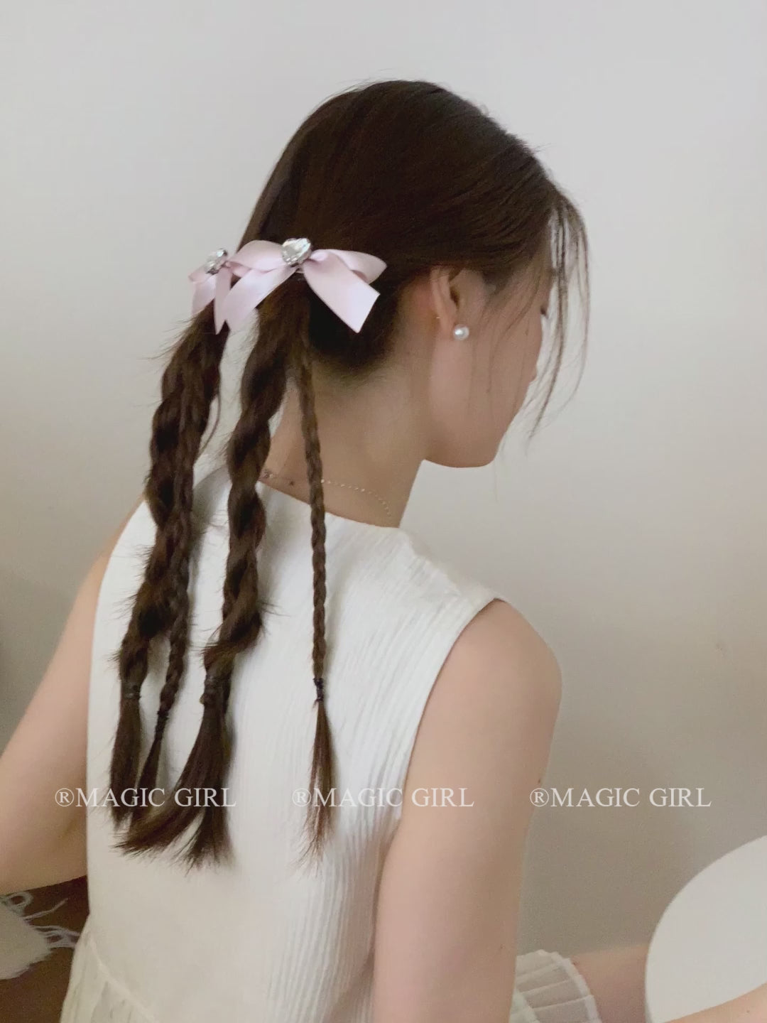 Women Solid Color Rhinestone Alligator Clips Fashion Sweet Minimalistic Hairpins Accessories for Female Daily Office Holiday Use