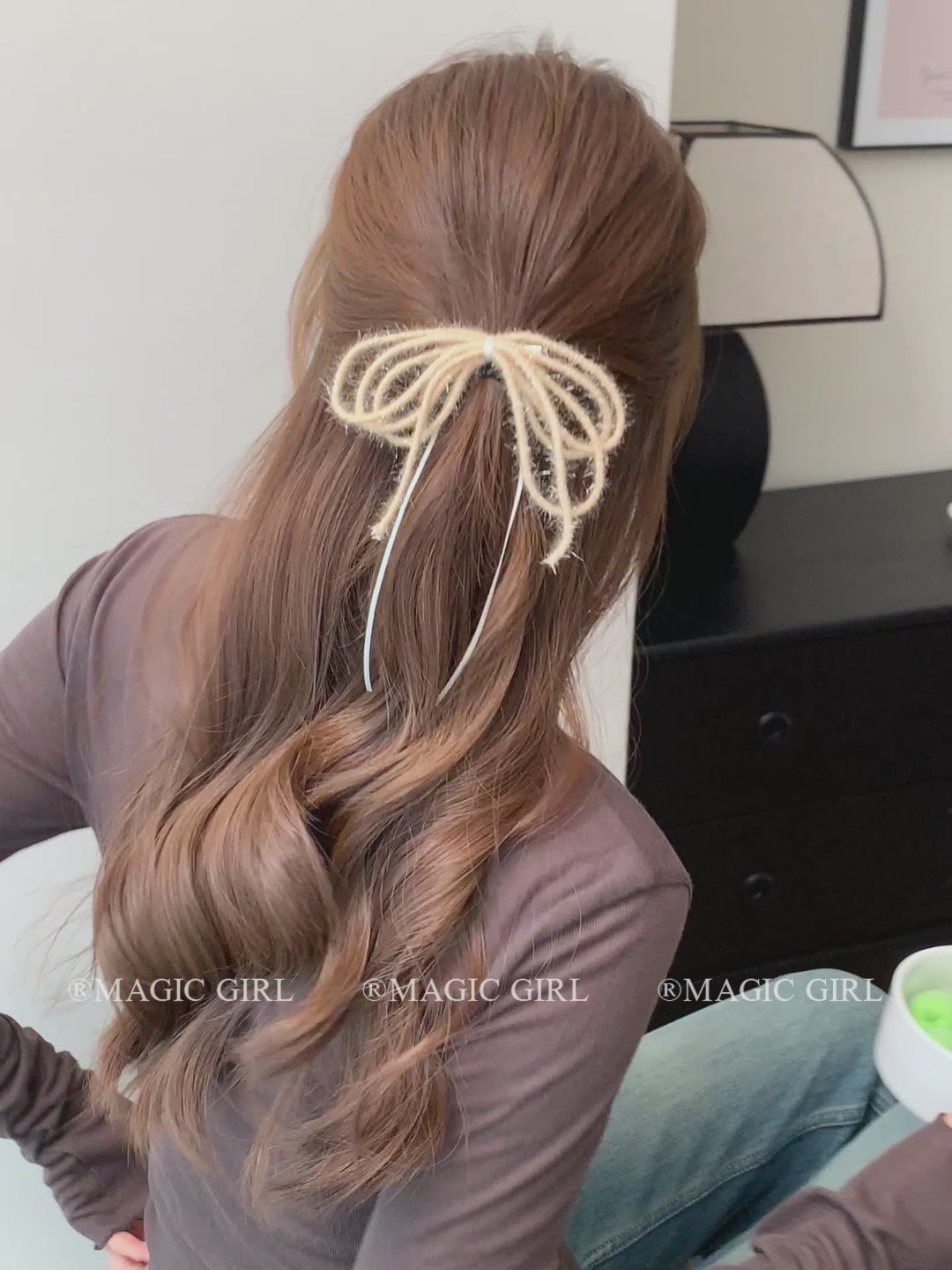 Cute Sweet Ribbon Bowknot Hair Clips for Girls Fashion Chic Classic Alligators for Women Ladies Femme Hair Accessories in Stock