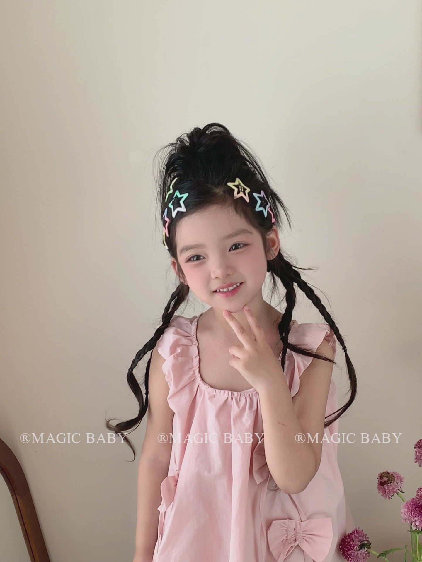 Colorful Candy Color Cute Hair Clips for Girls Kids Sweet Heart Star Shaped Butterfly Snap Clips for Women Hair Accessories