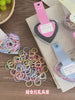 Sweet Cute Simple Minimalistic Scrunchies High Elastic Fashion Hair Ties for Kids Durable Accessory Stock