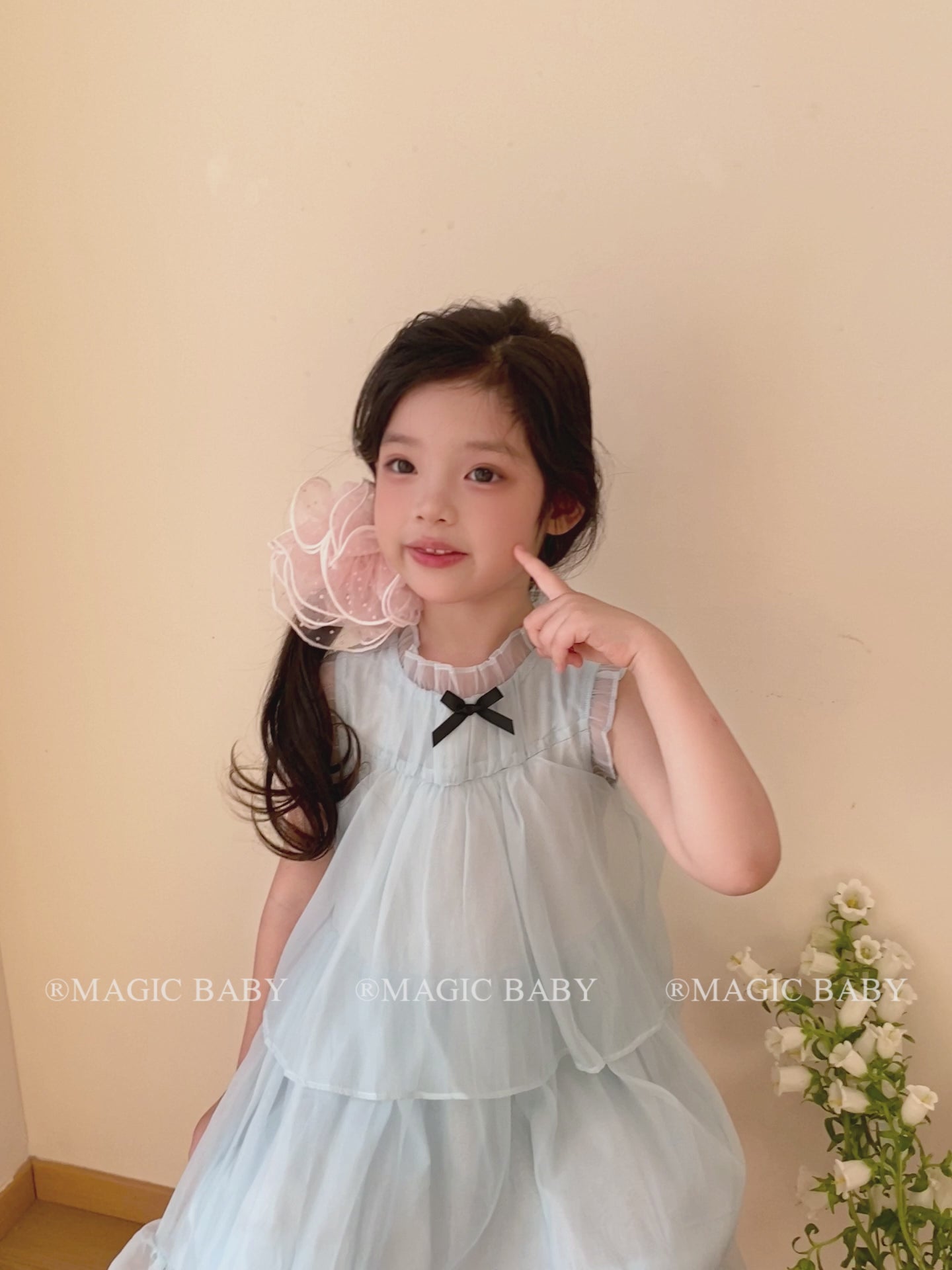 Children Solid Colored High Elastic Thick Thin Hair Scrunchies Sweet Fashion in Stock Hair Ties Accessory for Kids Stage Holiday