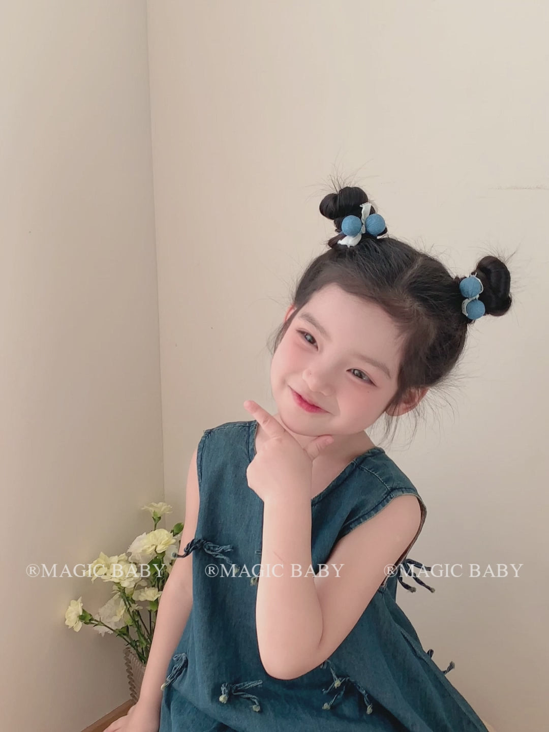 Sweet Cute Bowknot Ball Scunchies for Baby Girls Fashion Chic Elegant Hair Ties for Kids Children Hair Accessories in Stock
