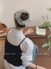 Brand New Women's Korean Style Hair Ties Elegant Vintage Dot Scrunchies Minimalistic Hair Accessories with Sweet Style for Girls