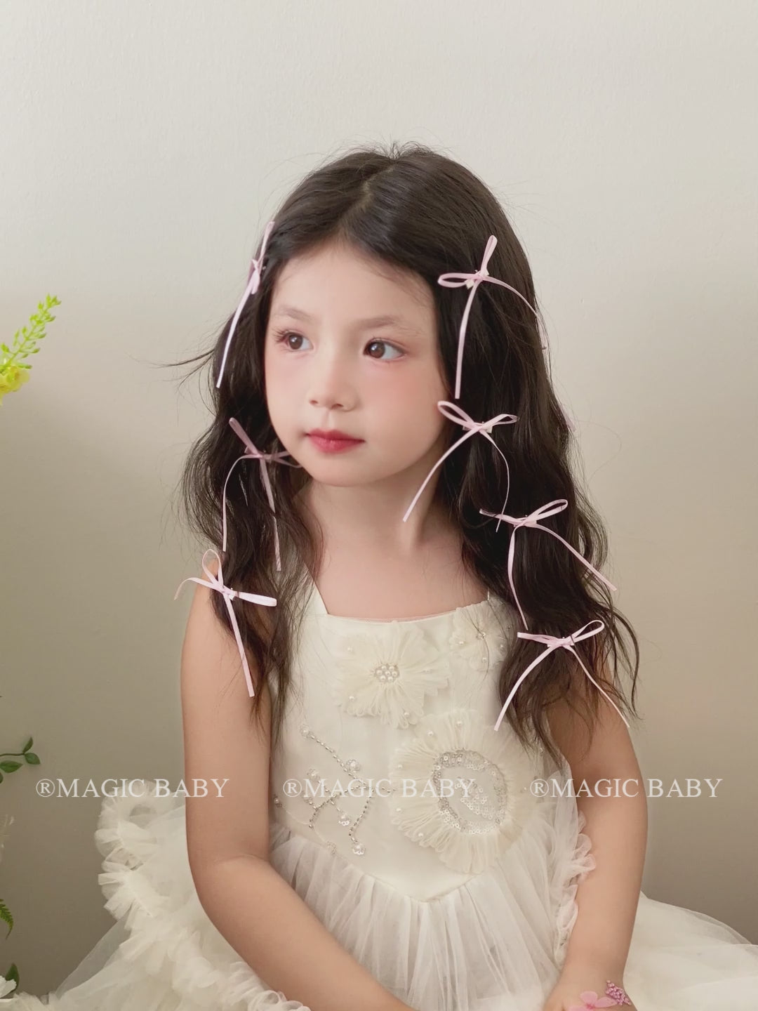 Solid Color Fashion Ribbon Bowknot Hair Clips for Baby Girls Elegant Kawaii Simple Alligator for Kids Children Hair Accessories