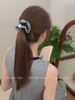 Female Black Imitation Pearl Hair Ties Elegant Fashion Simple Ponytail Holder in Stock Scrunchies Accessories for Women Office