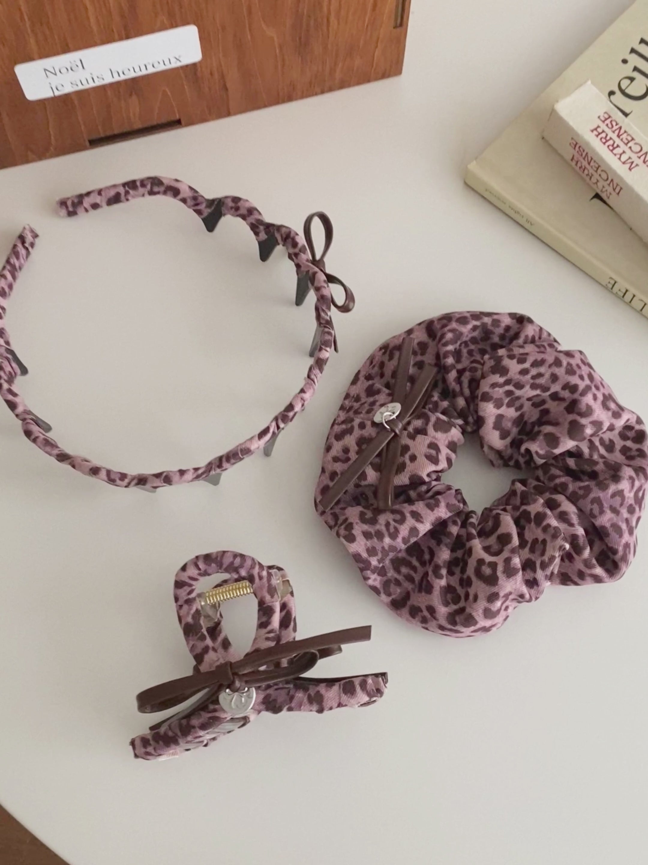 Fashion Pink Leopard Print Hair Claw Clips for Girls Chic Trendy Stylish Haarspange for Women Ladies Hair Accessories in Stock