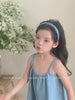 Kids Solid Color Plaid Wide Headbands Elegant Fashion Wholesale in Stock Hairbands Accessories for Children Daily School Sports