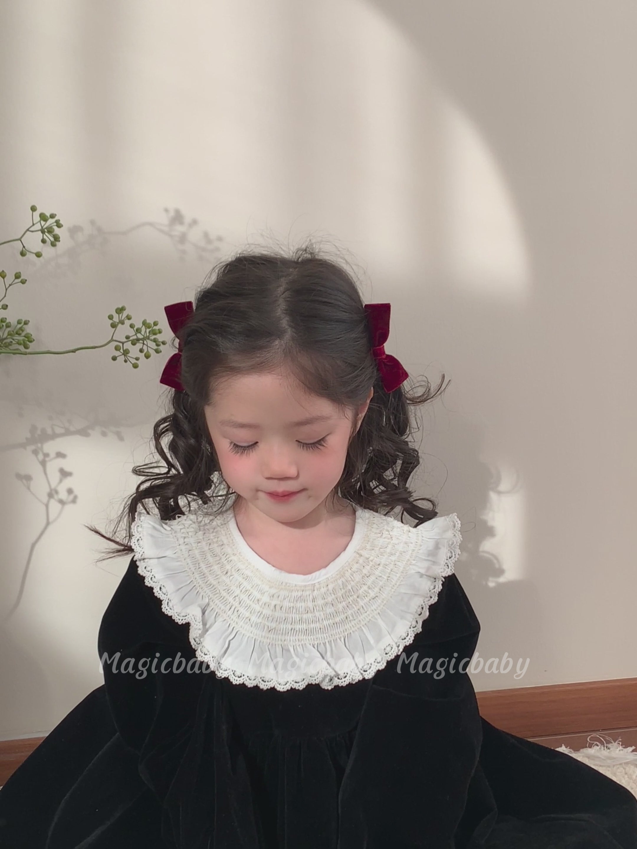 Kids 2025 Hot Sale Solid Color Bowknot Alligator Clips Fashion Elegant Wholesale in Stock Hairpins Accessories for Children Use