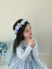 Cute Sweet Flower Tulle Bowknot Headband Glitter Imitation Pearl Hair Band Accessory for Baby Girls and Kids