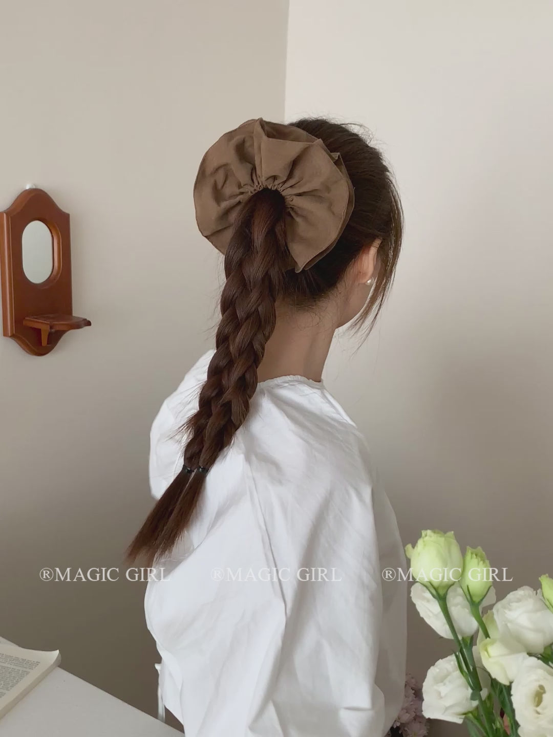 Fashion Solid Color High Elastic Scrunchies for Girls Cute Sweet Chic Simple Hair Ties for Women Ladies Hair Accessories Stylish