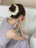 Women's Elegant Lightweight Thick Thin Hair Scrunchies Solid Color Large Hair Ties Accessory Vintage Party Style Wholesale Stock