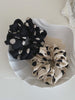 Solid Colored Female Dots Balls Shape Large Hair Ties Elegant Thick Thin Hair Scrunchies Accessories for Office Women