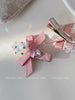 Women's Elegant Pink Small Alligator Hairpins Bowknot Rhinestone Sparkle Fabric Accessories Alloy Daily Use Wholesale Stock