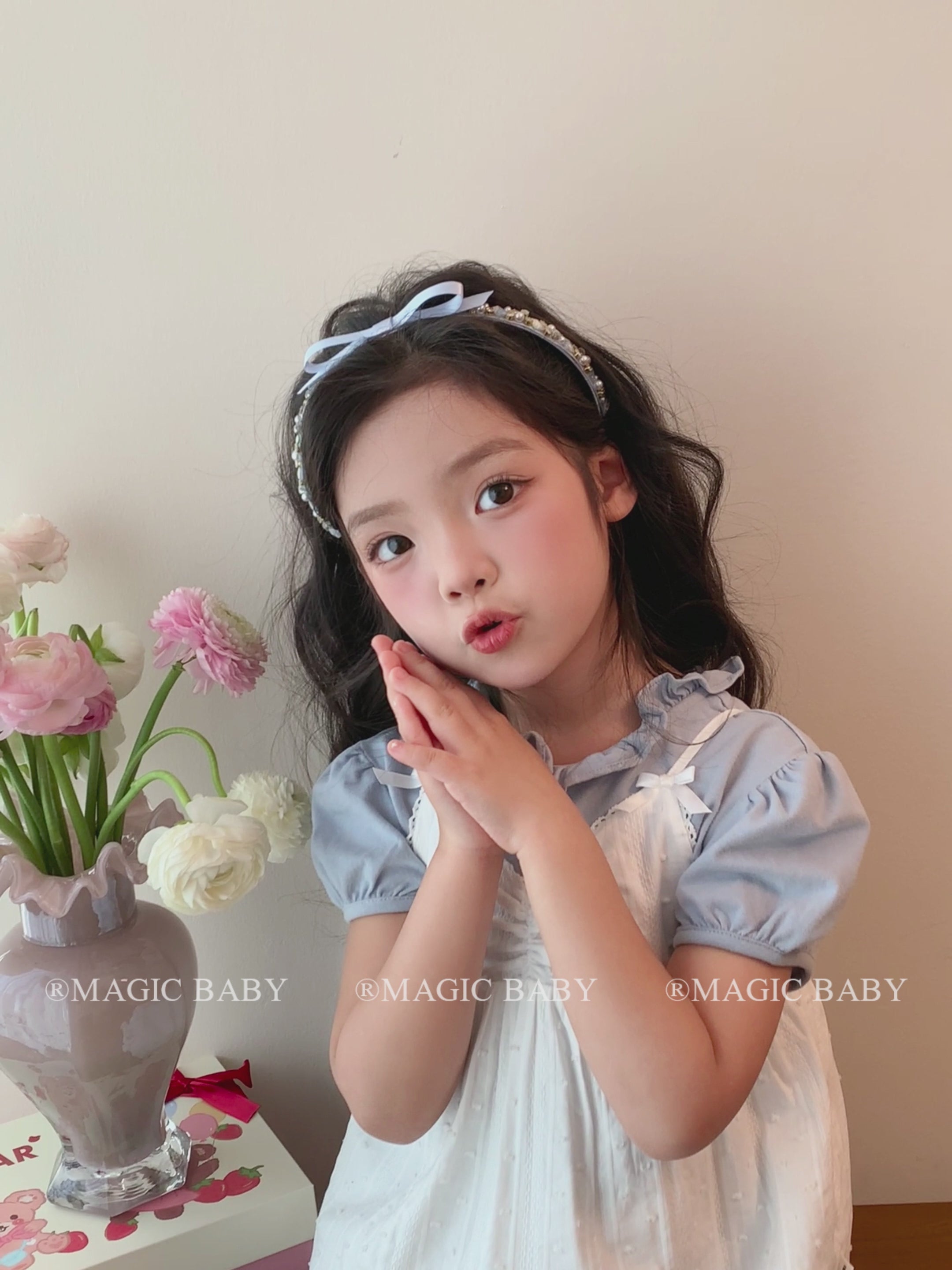 Chic Elegant Bowknot Glitter Sparkle Headband Kids Children Hair Accessories for Baby Girls Chic Fashion Elegant Hair Clips