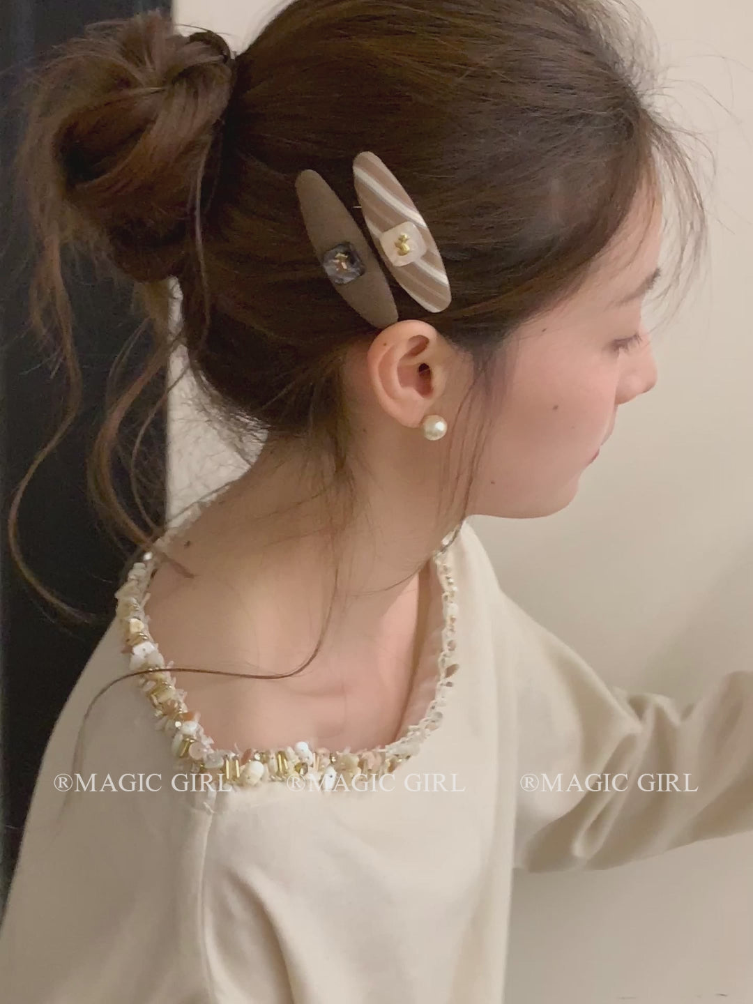 Women 2025 Hot Sale Small Snap Clips Elegant Fashion Simple Customized Bulk Order in Stock Hairpins Accessories for Causal Use